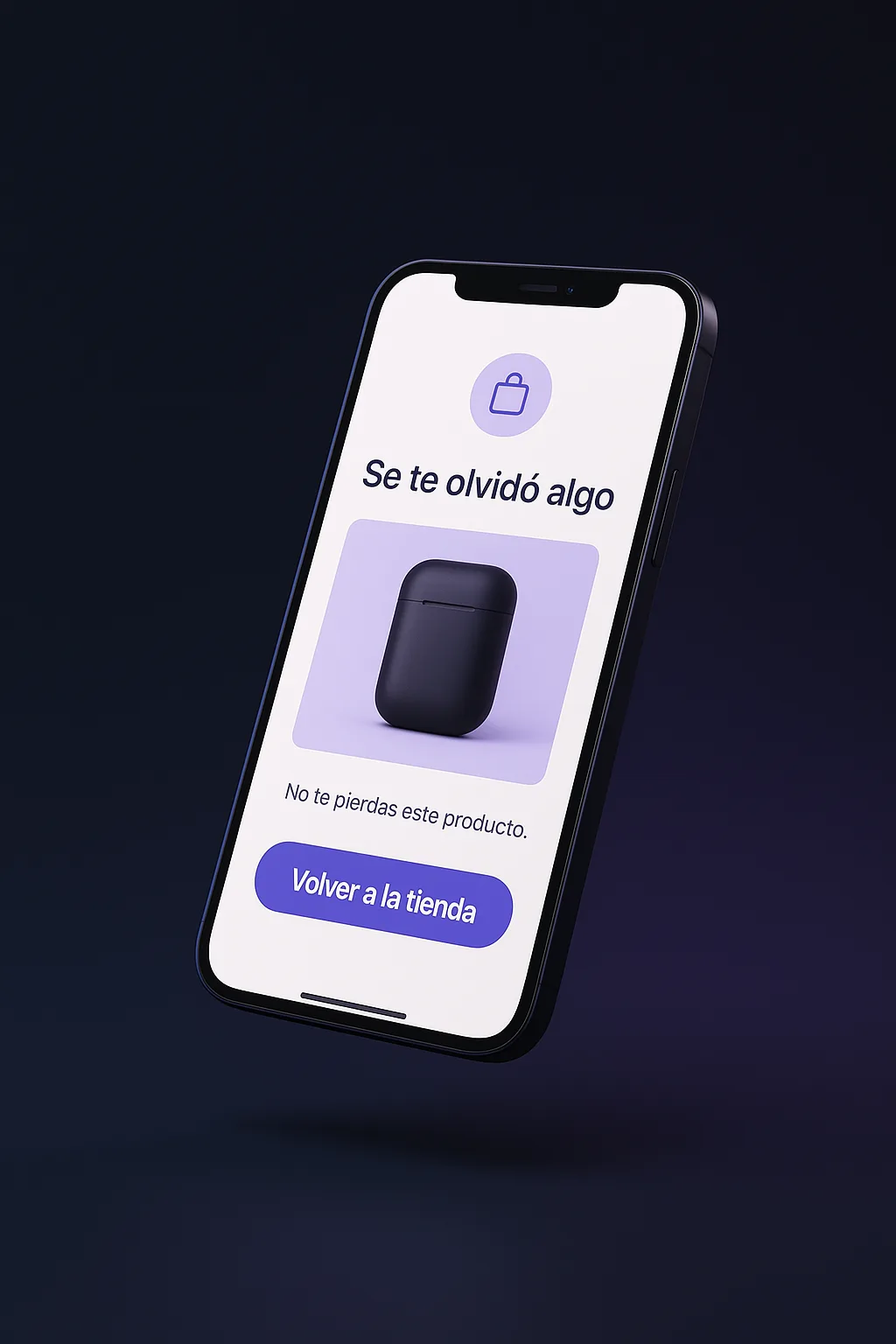 Ejemplo de email de recuperación de carrito abandonado